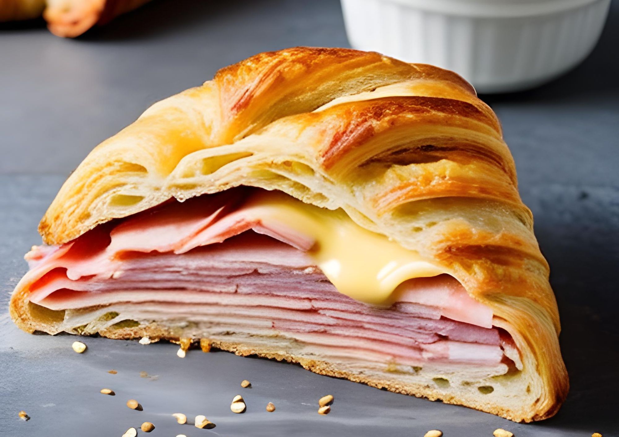 Ham Harmony Croissant Sandwich